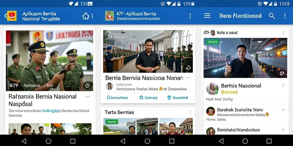Tampilan antarmuka aplikasi 47F yang modern dan informatif.