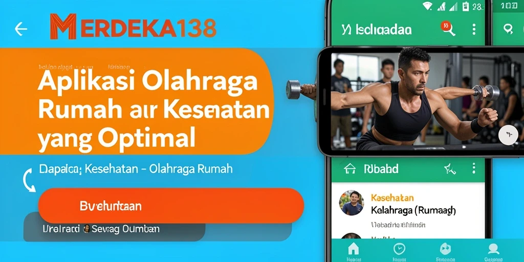Tampilan antarmuka aplikasi MERDEKA138 yang intuitif untuk olahraga rumah.