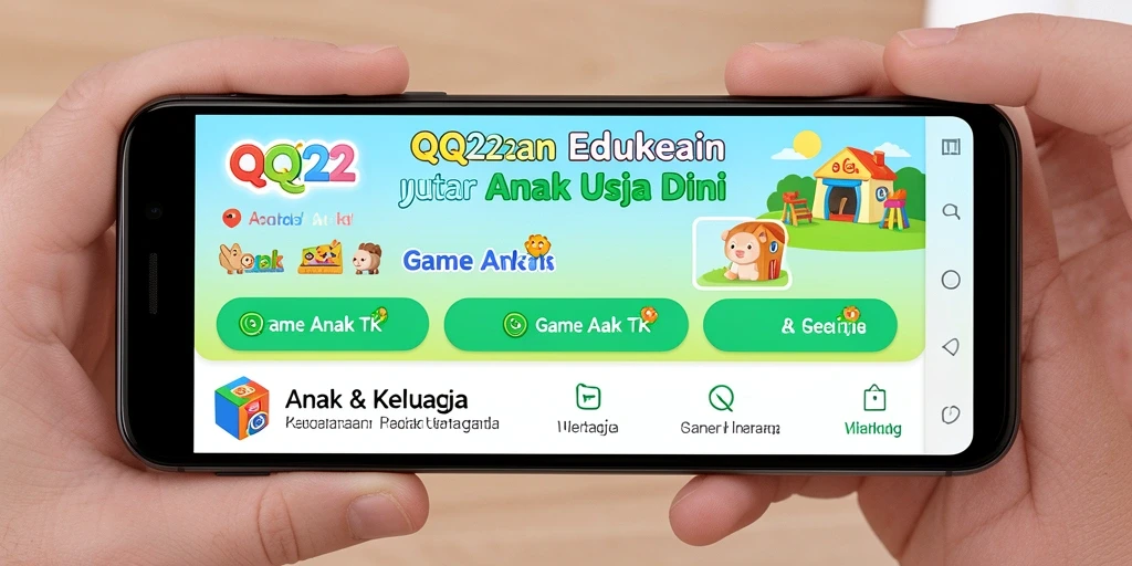 Antarmuka permainan edukatif yang menarik dan ramah anak.