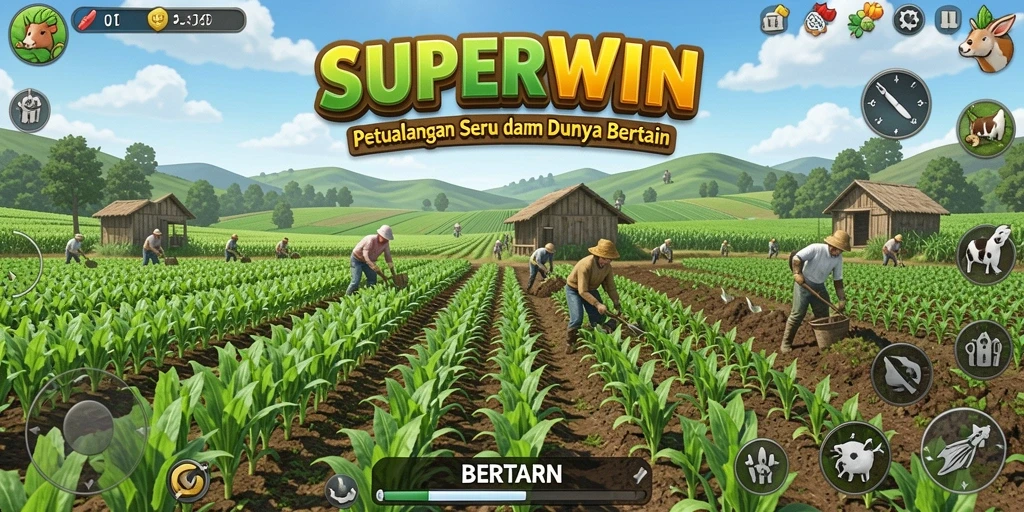Tampilan antarmuka SUPERWIN yang menawan dan fungsional.